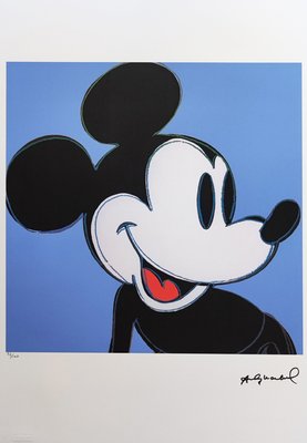 Andy Warhol, Mickey Mouse, 1980s, Lithograph-QGR-1794190