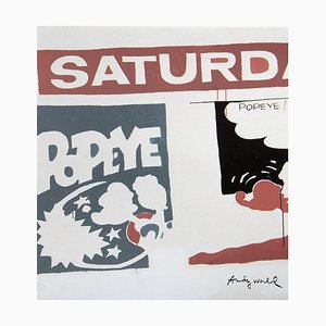 Andy Warhol, Saturday's Popeye, 20th Century, Lithograph-MTD-1400010