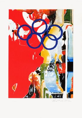 Anelli olimpici (Jo Barcelona) by Mimmo Rotella-FMZ-936948