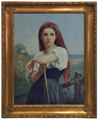 Angelo Granati, Country Girl, 2011, Oil on Canvas, Framed-YUW-1297477