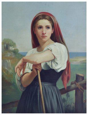 Angelo Granati, Country Girl, 2011, Oil on Canvas, Framed-YUW-1297477