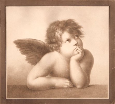 Angels on Paper, 19th Century, Set of 2-SA-1020480