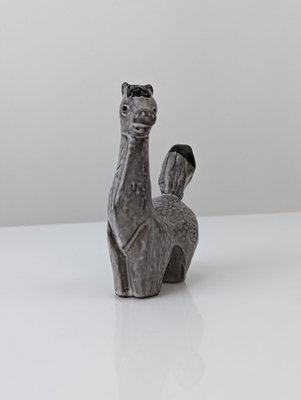 Animal Figure in Glazed Ceramic from Upsala Ekeby, Sweden, 1970s-JJT-1399170