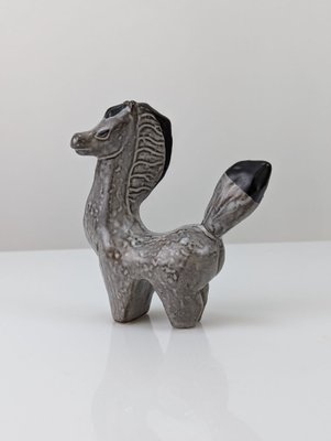 Animal Figure in Glazed Ceramic from Upsala Ekeby, Sweden, 1970s-JJT-1399170