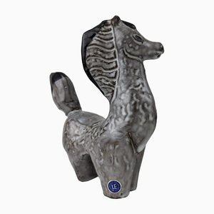 Animal Figure in Glazed Ceramic from Upsala Ekeby, Sweden, 1970s-JJT-1399170