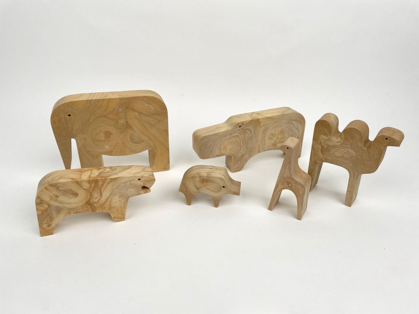 Animal Toy Puzzle by Enzo Mari for Danese Milan, Italy, 1972, Set of 16