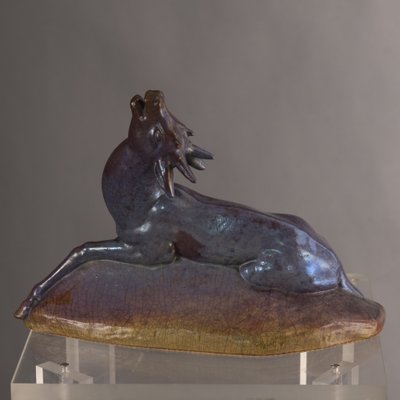 Animalier Sculpture in Faenza Ceramics by Riccardo Gatti-MAX-1263558