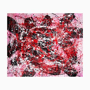 Animals, Red on Pink, 2020 Acrylic-KHH-1252895