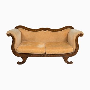 Anique French Sofa in Exotic Wood and Maple, 1800s-KKK-1398201