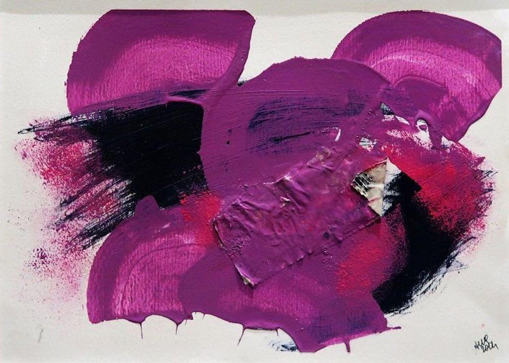 Anna Maria Caboni, Pink, Acrylic, 2014