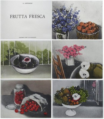 Annapia Antonini, Frutta fresca, 1988, Etchings, Set of 5-FMZ-1139625