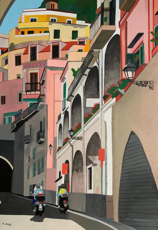 Anne du Planty, Amalfi, 2017, Oil on Canvas