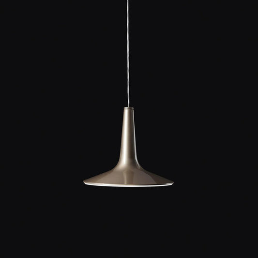 Anodic Bronze Suspension Lamp Kin 479 by Francesco Rota for Oluce