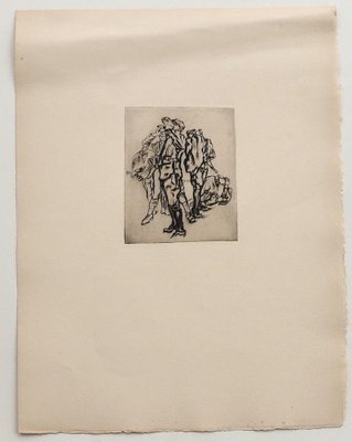 Anselmo Bucci, Le Front Italien, Etching on Paper, 1918-ZCI-1775619