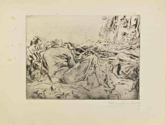 Anselmo Bucci, Le Rêve, 1917, Etching and Drypoint-ZCI-1781820