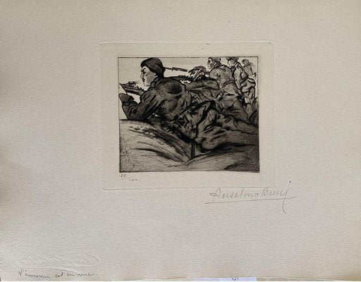 Anselmo Bucci, Militant, 1917, Etching-ZCI-829414