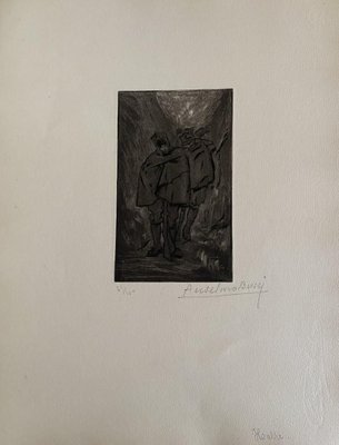 Anselmo Bucci, Militant, 1917, Etching-ZCI-829419