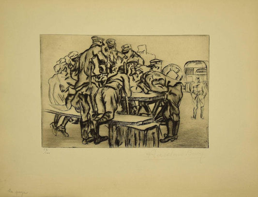 Anselmo Bucci, Military, Etching, 1917