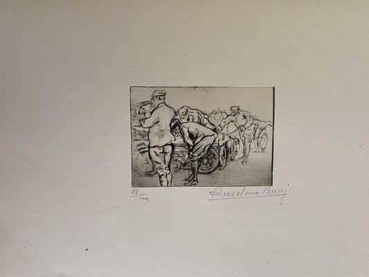 Anselmo Bucci, Military, Etching, 1917-ZCI-827761