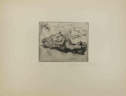 Anselmo Bucci, Sleep, 1917, Etching and Drypoint-ZCI-1781762