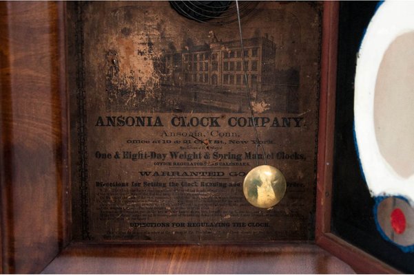 Ansonia Wall Clock, USA, Mid 19th Century-BXB-964533