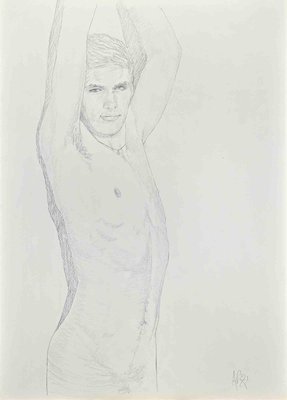 Anthony Roaland, Nude of Young Man, 1981, Pencil Drawing-ZCI-1372524