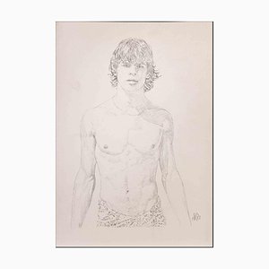 Anthony Roaland, Portrait of a Boy, Original Drawing, 1981-ZCI-1326657