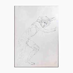 Anthony Roaland, Portrait of a Boy, Pencil Drawing, 1980-ZCI-1343949