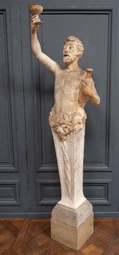 Anthropomorphic Plaster Statue