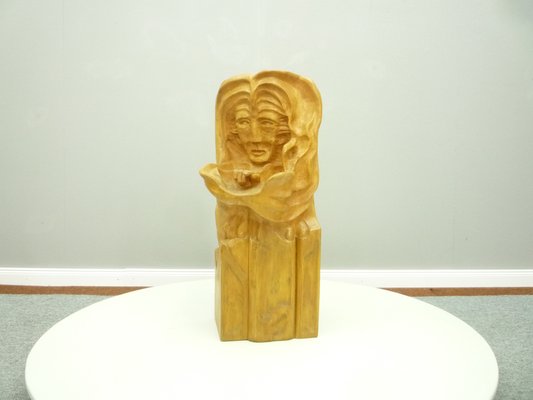 Anthroposophical Basswood Sculpture in the Dornach Style, 1940s-UG-1191191