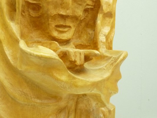 Anthroposophical Basswood Sculpture in the Dornach Style, 1940s-UG-1191191