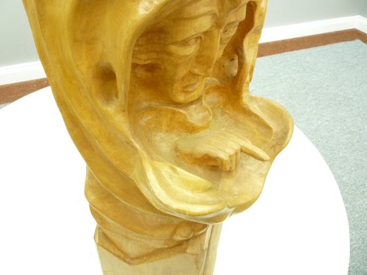 Anthroposophical Basswood Sculpture in the Dornach Style, 1940s-UG-1191191