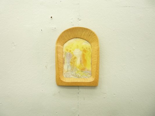 Anthroposophical Limewood Photo Frame, 1950s-UG-1374185