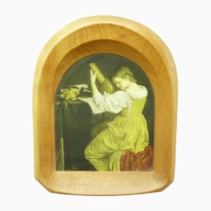 Anthroposophical Limewood Photo Frame by Siegfried Pütz, 1920s-UG-1374145