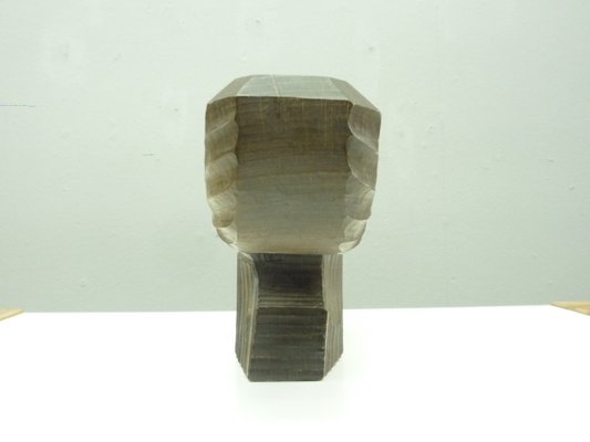 Anthroposophical Oak Candle Holder, 1930s-UG-1180936