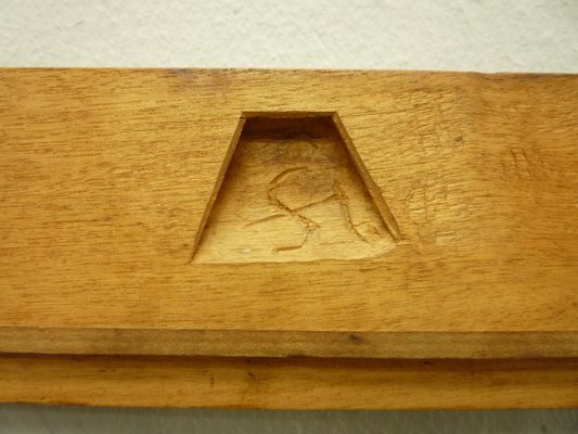 Anthroposophical Oak Picture Frame by Siegfried Pütz, 1920s-UG-1374183