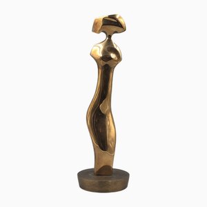 Antinio Grediaga Kieff, Abstract Sculpture, Polished Bronze, 1960s-XOP-2028089