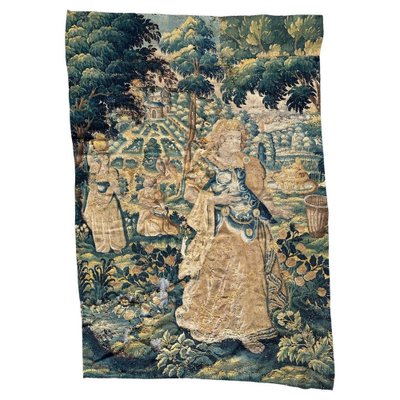 Antique 16th Century French Aubusson Tapestry-YMM-1804925