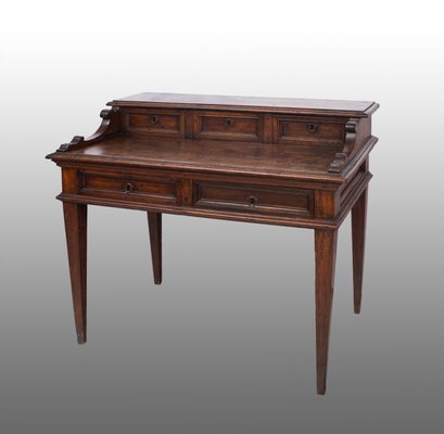 Antique 18th Century Louis XVI Desk in Solid Walnut-KKK-1315452