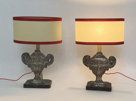 Antique 18th Century Table Lamps, Set of 2