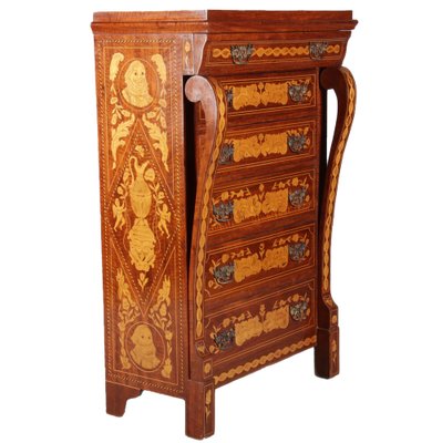 Antique 19 Century Commode with 6 Drawers-DXD-1150915