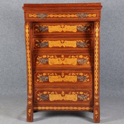 Antique 19 Century Commode with 6 Drawers-DXD-1150915