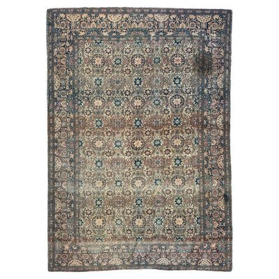 Antique 19th Century Isfahan Rug, 1890s-YMM-2032981