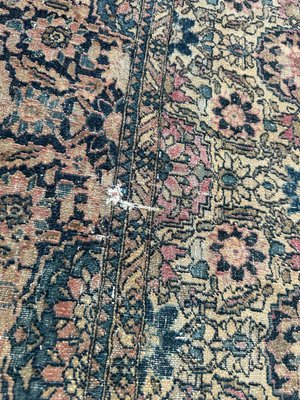 Antique 19th Century Isfahan Rug, 1890s-YMM-2032981