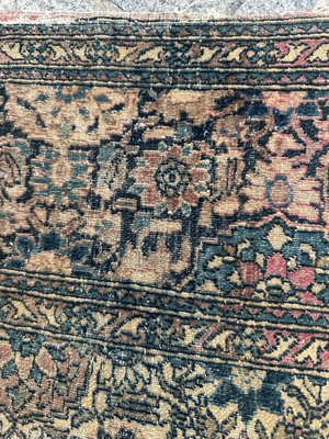 Antique 19th Century Isfahan Rug, 1890s-YMM-2032981