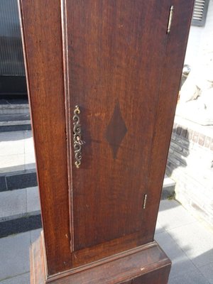 Antique 19th Century Longcase Oak Grandfather Clock by John Leach Romsey-AWL-1168138