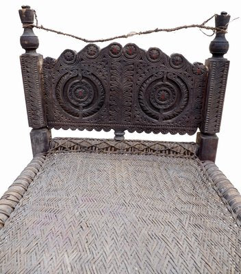 Antique 19th Century Swat Valley-Pakistan Charpoi Bed, 1920s-UZN-1389754