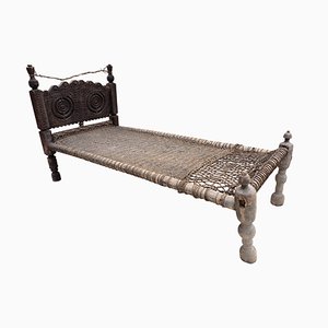 Antique 19th Century Swat Valley-Pakistan Charpoi Bed, 1920s-UZN-1389754