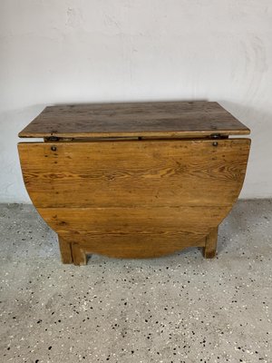 Antique 19th-Century Swedish Farmhouse Drop Leaf Table-IJL-1186403