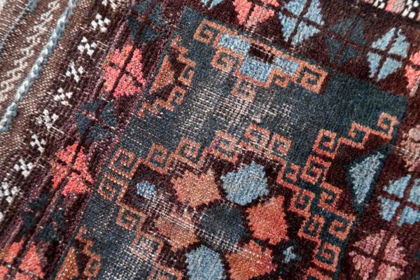 Antique Afghan Baluch Rug, 1900s-JZV-1361411